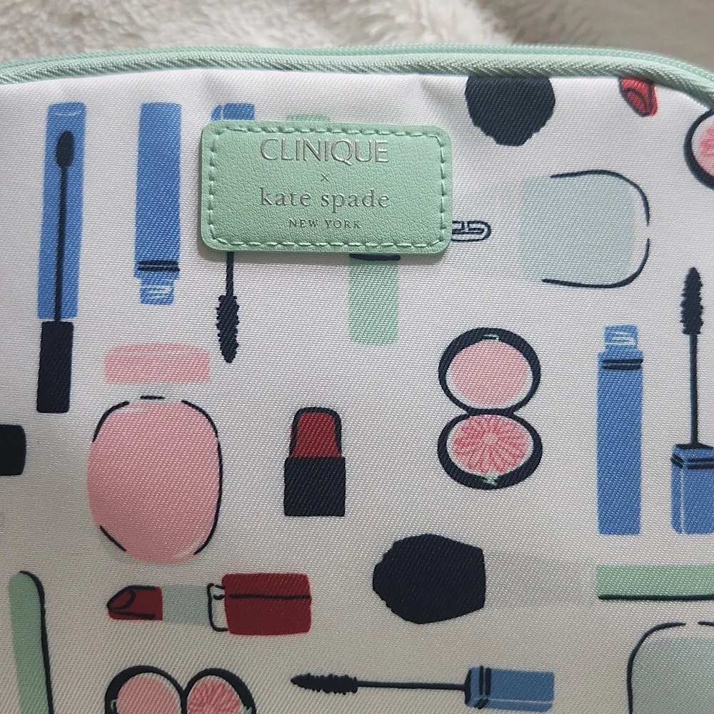 Clinique x Kate Spade Cosmetic Bag Set NWOT
